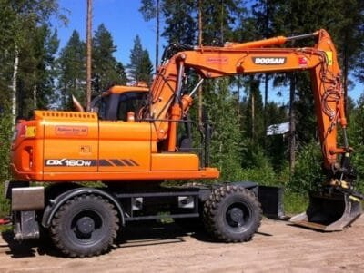 Daewoo Doosan Dx140w Dx160w Excavator Operation Service Manual