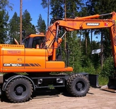 Daewoo Doosan Dx140w Dx160w Excavator Operation Service Manual