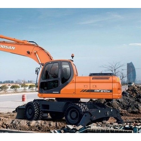 Doosan Daewoo Dx210w Wheel Excavator Service Repair Workshop Manual Pdf