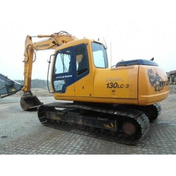 Hyundai R130LC-3 Crawler Excavator Workshop Service Repair Manual