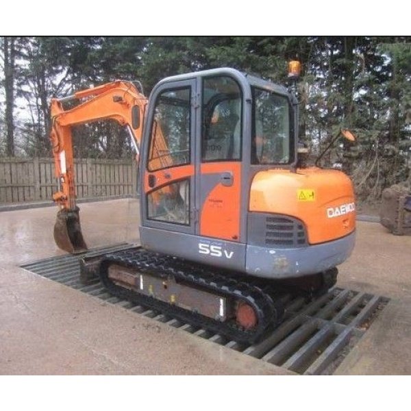 Doosan Daewoo Solar 55-v Plus Excavator Workshop Service Repair Manual