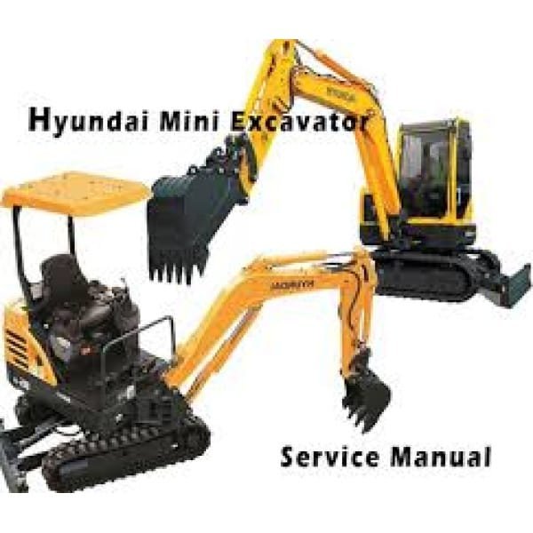 Hyundai Crawler Mini Excavator Robex 36N-7 Workshop Service Repair Manual