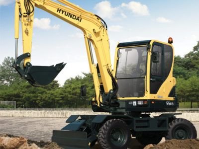 Hyundai Robex 55W-7 R55W-7 Wheel Excavator Workshop Service Repair Manual