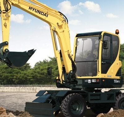 Hyundai Robex 55W-7 R55W-7 Wheel Excavator Workshop Service Repair Manual