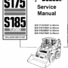 Bobcat 2 S175 S185H Skid Steer Service Repair Manual