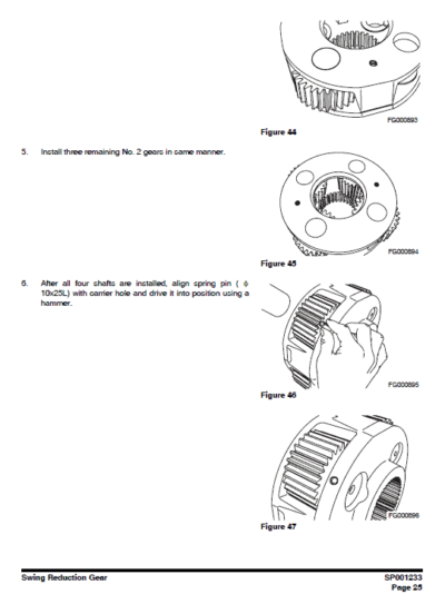 Doosan Daewoo Dx210w Wheel Service Repair Manual - Image 3