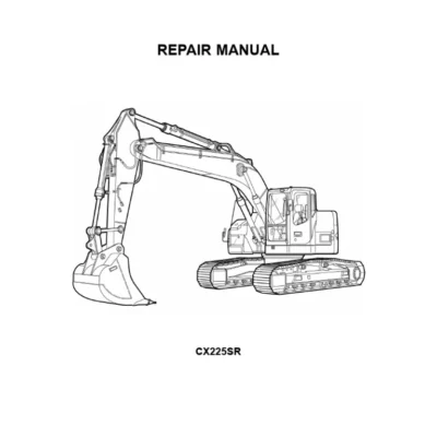 CASE CX225SR Excavator Service Repair Manual