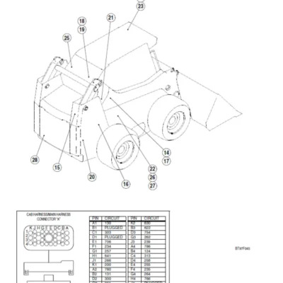 Case 85xt 90xt 95xt Skid Steer Schematic Service Repair Manual