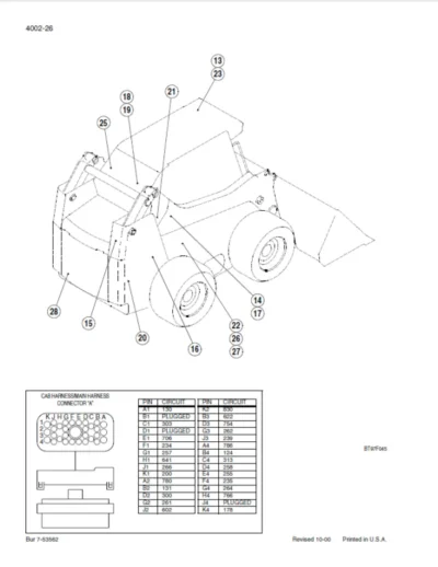 Case 85xt 90xt 95xt Skid Steer Schematic Service Repair Manual