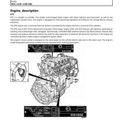 Volvo L110f Wheel Loader Service Repair Manual
