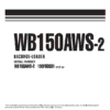 Komatsu Wb150aws-2 Backhoe Service Manual