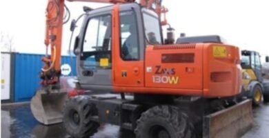 HITACHI ZAXIS ZX 130W WHEELED EXCAVATOR SERVICE PDF MANUAL SET