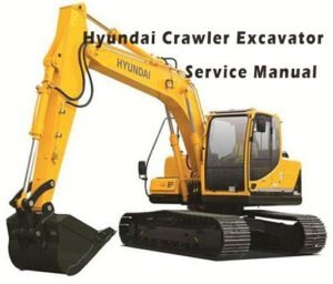 Hyundai Crawler Excavator R55-7 Workshop Service and Operating Manual