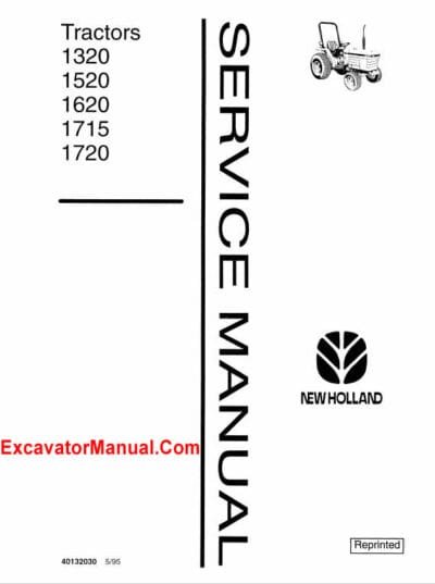 Ford New Holland 1715 Tractor Service Repair Manual