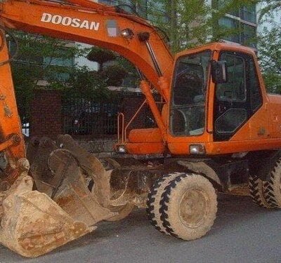 Daewoo Doosan Solar 130w-v Wheel Excavator Service Parts Manual