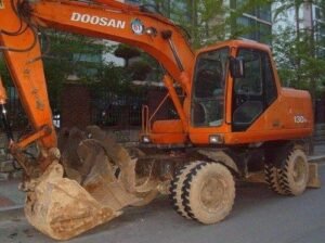 Daewoo Doosan Solar 130w-Ⅲ Wheeled Excavator Service Parts Catalogue Manual