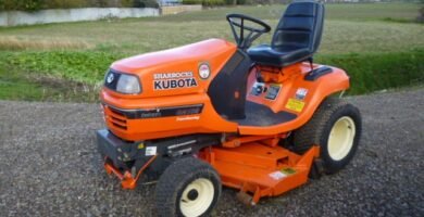 Kubota G2160 Lawnmower Illustrated Master Parts List Manual