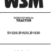 Kubota B1220 B1620 B1820 Tractor Parts Manual