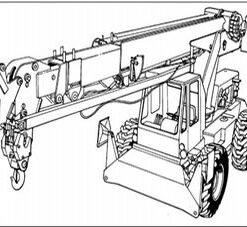 Komatsu 150A 150FA Hydraulic Crane Service Repair