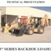 Cat D series backhoe loader carrier Service training