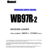 Komatsu WB97R-2 Backhoe Workshop Service Repair Manual Komatsu WB97R-2 Backhoe Workshop Service Repair Manual