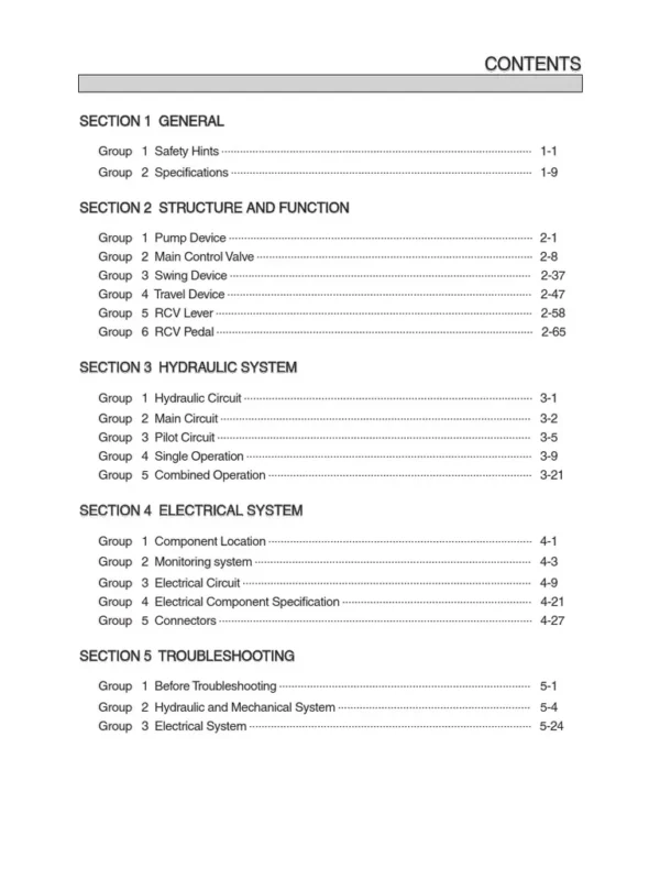 Hyundai Robex 16-9 R16-9 Excavator Service Manual Hyundai Robex 16-9 R16-9 Excavator Service Manual