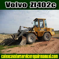 Volvo Zl402c Compact Wheel Loader Service Parts Manual