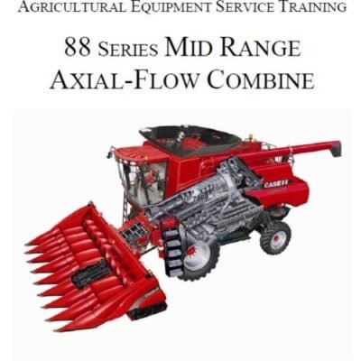 Case Ih Axial Flow 5088 6088 7088 combine Service Training