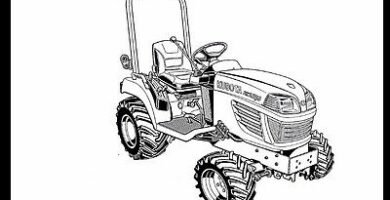 KUBOTA BX1850 BX2350 TRACTOR LA203 LA243 Loader Rck Mower Service Manual