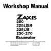 Hitachi Zaxis Excavator Trubleshooting Service Repair Manual Hitachi Zaxis Excavator Trubleshooting Service Repair Manual