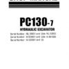 Komatsu pc130-7 Service Repair Manual