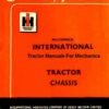 International Harvester Tractor Manuals for Mechanics