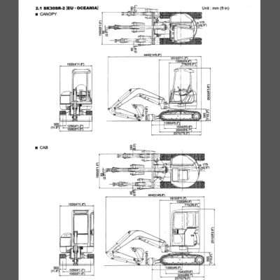 Kobelco SK30SR-2 SK35SR-2 service Repair Manual