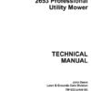 John Deere Utility Mower 2653 Diagnostic Repair Service Manual