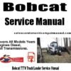 Bobcat T250 Turbo Operation & Maintenance Manual