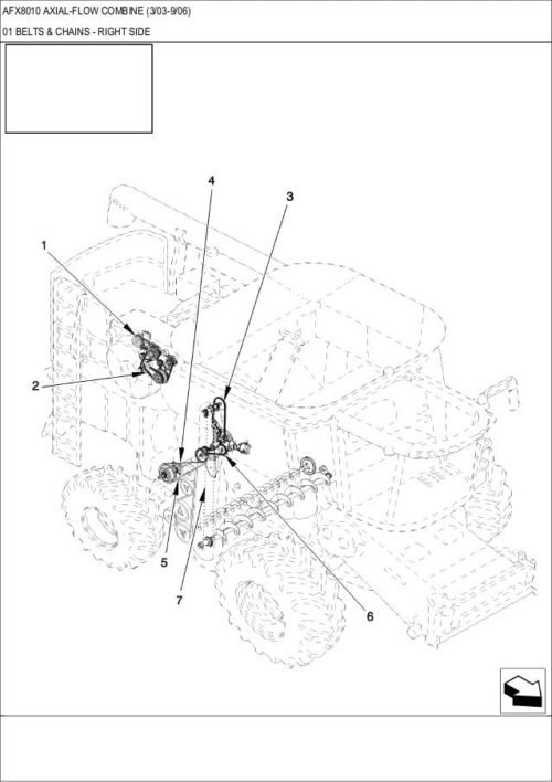 Case IH AFX8010 Combine Parts Manual
