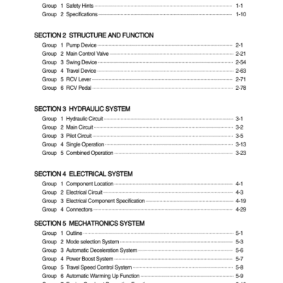 HYUNDAI R220LC-7 Crawler Service Repair Manual