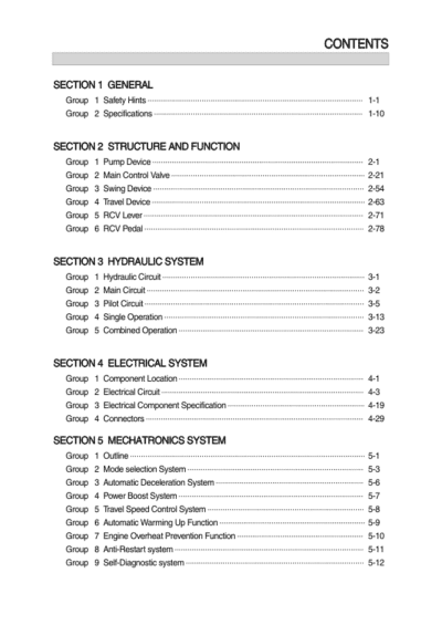 HYUNDAI R220LC-7 Crawler Service Repair Manual
