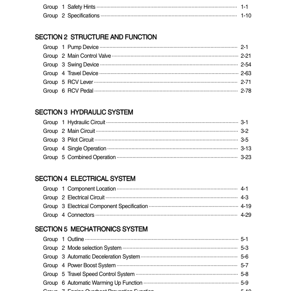 HYUNDAI R220LC-7 Crawler Service Repair Manual