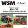 Kubota B2050 B2350 B3150 Tractor Service Repair Manual