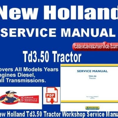 New Holland Td3.50 Tractor Workshop Service Manual