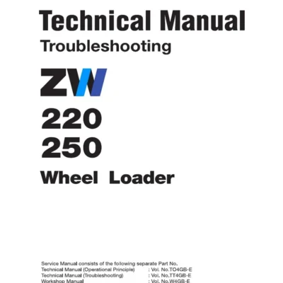 Hitachi ZW220 Wheel Loader Repair Manual
