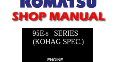 Instant Download Komatsu 95E-five Series Diesel Engine Service Repair Manual