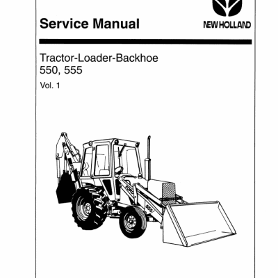 Ford 550 555 Tractor Backhoe Loader Workshop Service Repair Manual