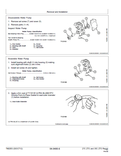 John Deere 27c Zts 35c Zts Mini Excavator Service Repair Manual - Image 5