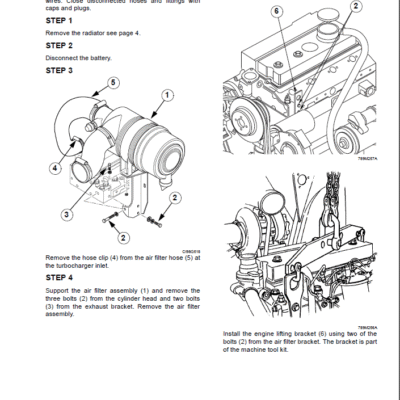 CASE 750 965 Backhoe Loader Service Manual