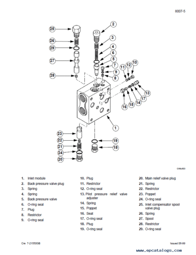 CASE 750 965 Backhoe Loader Service Manual