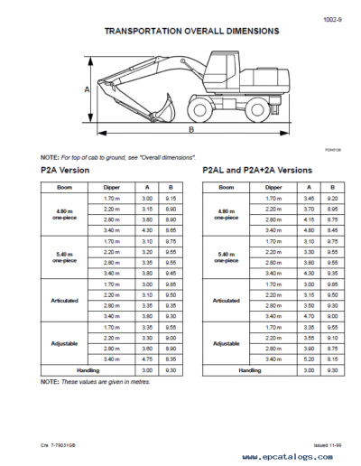 Case 1188 1188c 1188p Crawler Excavator Schematic Service Manual