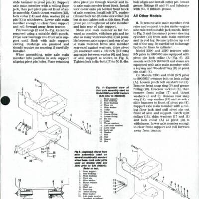 Case Ih 2390 Tractor Workshop Repair Service Manual