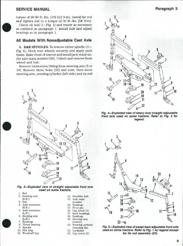 Case International 385 485 585 685 885 Tractor Service Repair Manual